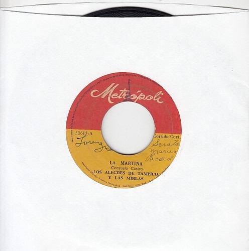 Los Alegres De Tampico y Las Mirlas – La Martina / Como El Palo Blanco 7" 45 - Picture 21 of 24