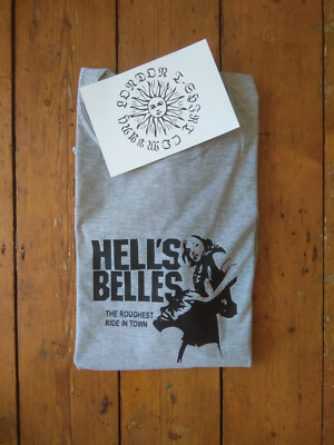Hells Belles T-Shirt - 60s Cult Retro Biker Film, Various Colours