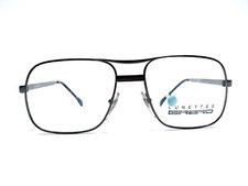 New VTG Lunettes Girard France Aviator Gunmetal Frame Eyeglasses 3110 52 20 140