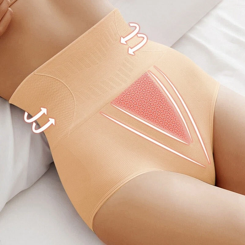2/3pcs Shapers Women High Waist Body Shapewear Underwear Tummy Control Panties - Image 4 of 4