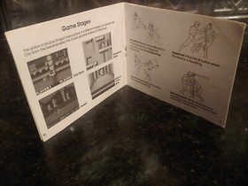 DOUBLE DRAGON Nintendo NES Game Original 1988 Instruction Manual Booklet *ONLY*