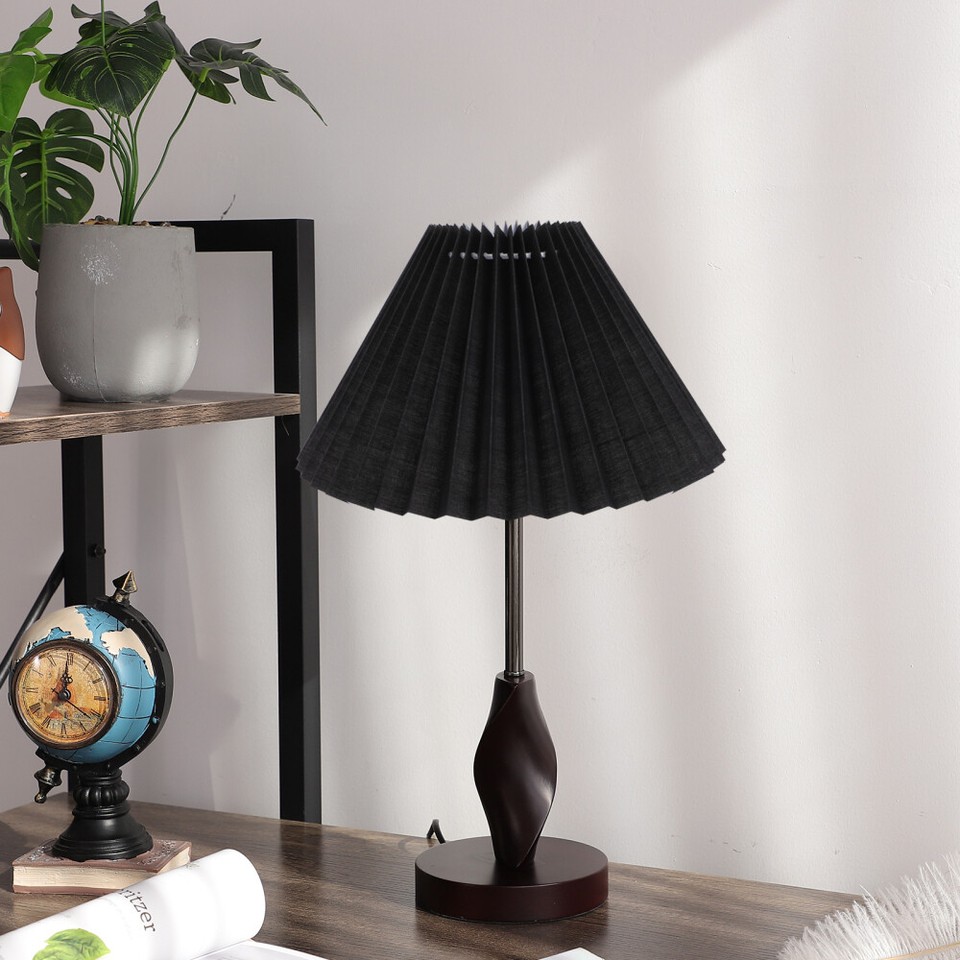 Light Shade Lamp Shades for Table Lamps Pleated Lampshades Black Floor