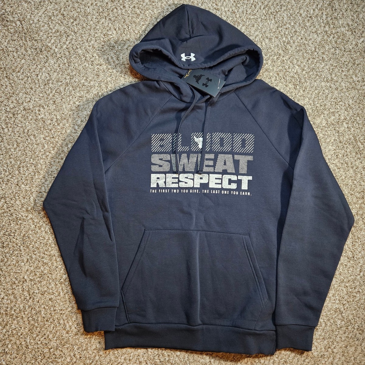 Under Armour Project Rock Vet Day Size L Men's Hoodie