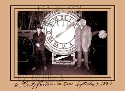 RITORNO AL FUTURO FOTO NEL WEST DI MARTY E DOC 1885 + LETTERA DI DOC DAL  1885 | eBay
