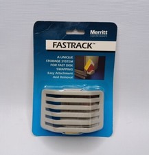 Vintage Merritt Computer Products Fastrack Disk Storage System Made In USA