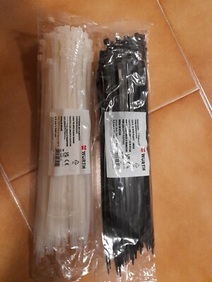 Wurth Kabelbinder 4,8x280 schwarz-weiß 200 Stück