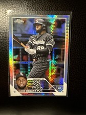 2023 Topps Chrome Luis Robert Base Prism Refractor SP #125 Chicago White Sox