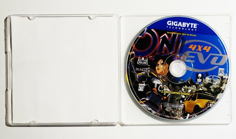 Oni / 4x4 Evo (PC CD-ROM, 2002) *RARE HTF* Demo Bundle Game Gigabyte ...