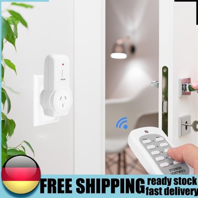 AU Plug Wireless Remote Control Smart Socket Electrical Outlet Lamp Power Switch