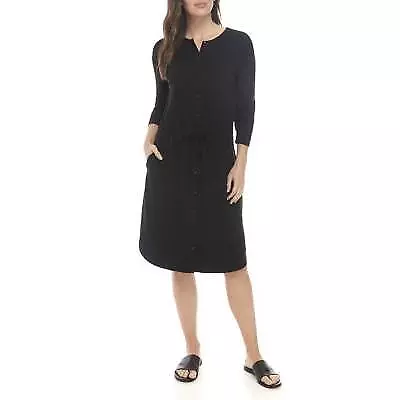 Eileen fisher top drawstring dress