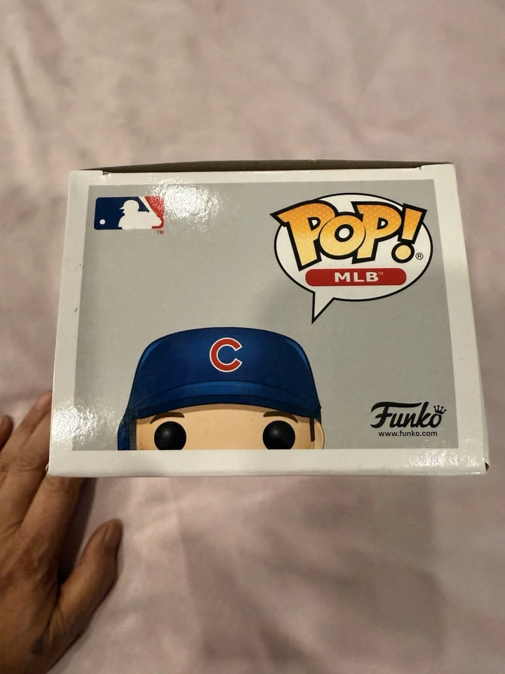 Figura de vinilo MLB Chicago Cubs Anthony Rizzo #06 con béisbol (retirado/bóveda) Foto 2 de 4