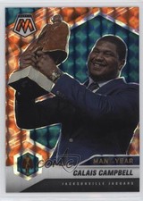 2021 Panini Mosaic Man of the Year Reactive Orange Prizm Calais Campbell 0b3