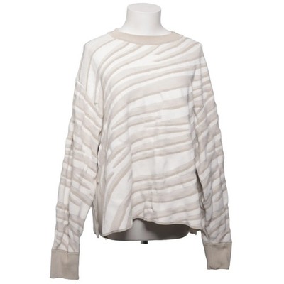 COS, Strickpullover, Größe: L, Beige/Weiß, Elasthan/Polyamid/Viskose #LgU
