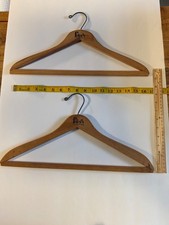 vintage wood, wooden hangers lot 2 Foley  s Houston