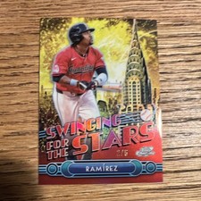 2025 Topps Series 1 Stars MLB José Ramírez Red Foilboard #SMLB-20 /5