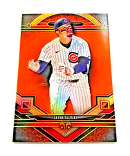 2024 Topps Triple Threads #175 Seiya Suzuki 105/199 Amber   Chicago Cubs.    D62