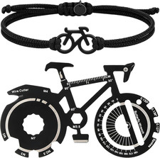 Fahrrad Geschenk Set, 2 Stück Fahrrad Deko, Fahrrad Flaschenöffner, Multifunktio