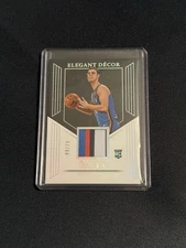 Nikola Topic 2024-25 Panini Noir Elegant Decor Patch RC #/20 #EDR-TOP