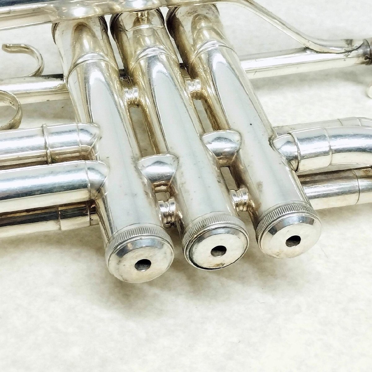 YAMAHA YCR-2610S Cornet Silver Brass Instrument Used with Hard