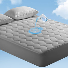 Queen Cooling Mattress Pad for Hot Sleepers, Waterproof Cool-To-Touch Mattress