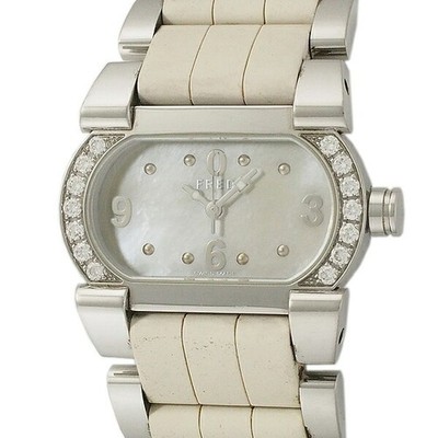 Diamant Lünette Fred FRED Move One Damen Quarzuhr FD012112M001 Gebraucht