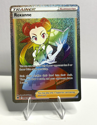 The Pokémon Company Roxanne 206/189 SWSH10 Astral Radiance SR Full Art Holo EN