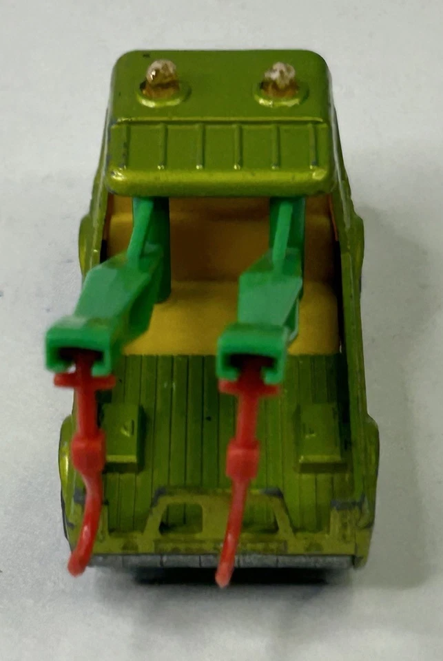 Vintage 1972 Matchbox Lesney Light Green Toe Joe - Superfast #74 - Image 4 of 4