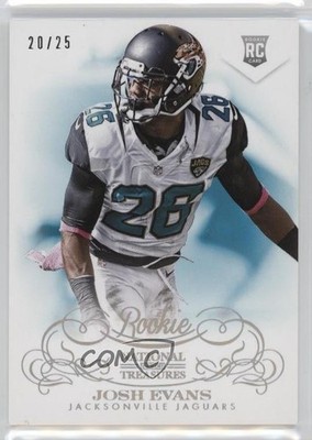 2013 Panini National Treasures Rookie Century Silver 20/25 Josh Evans #172 9l6