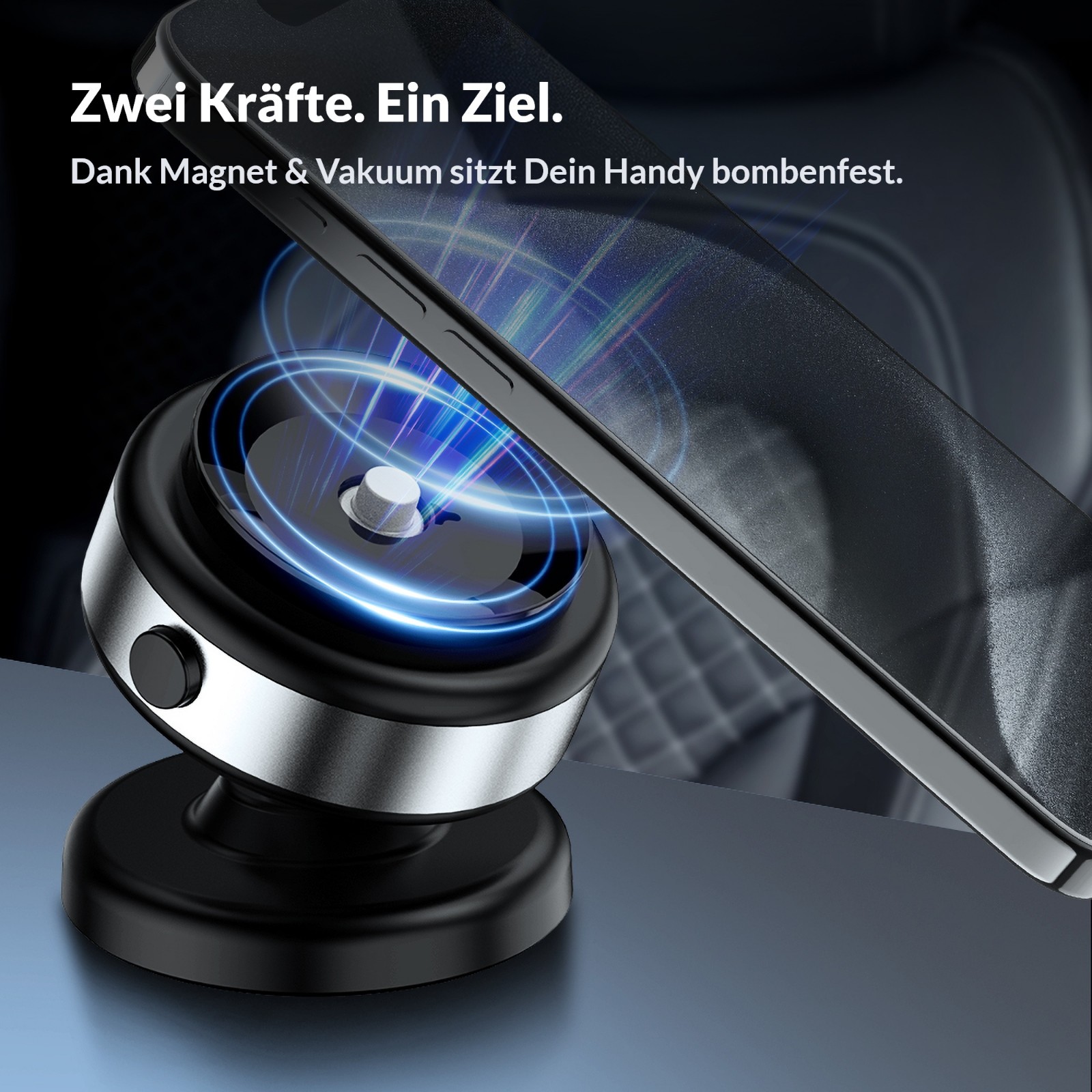 Phone Planet supporto cellulare auto vuoto universale smartphone 5 kg forza di tenuta foto 3