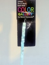 Soft Blue Shell Heishi Beads 4mm Color Gallery By Bead Treasures