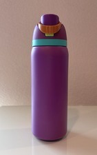 OWALA 32 oz. FreeSip Stainless Steel Water Bottle Violet Purple