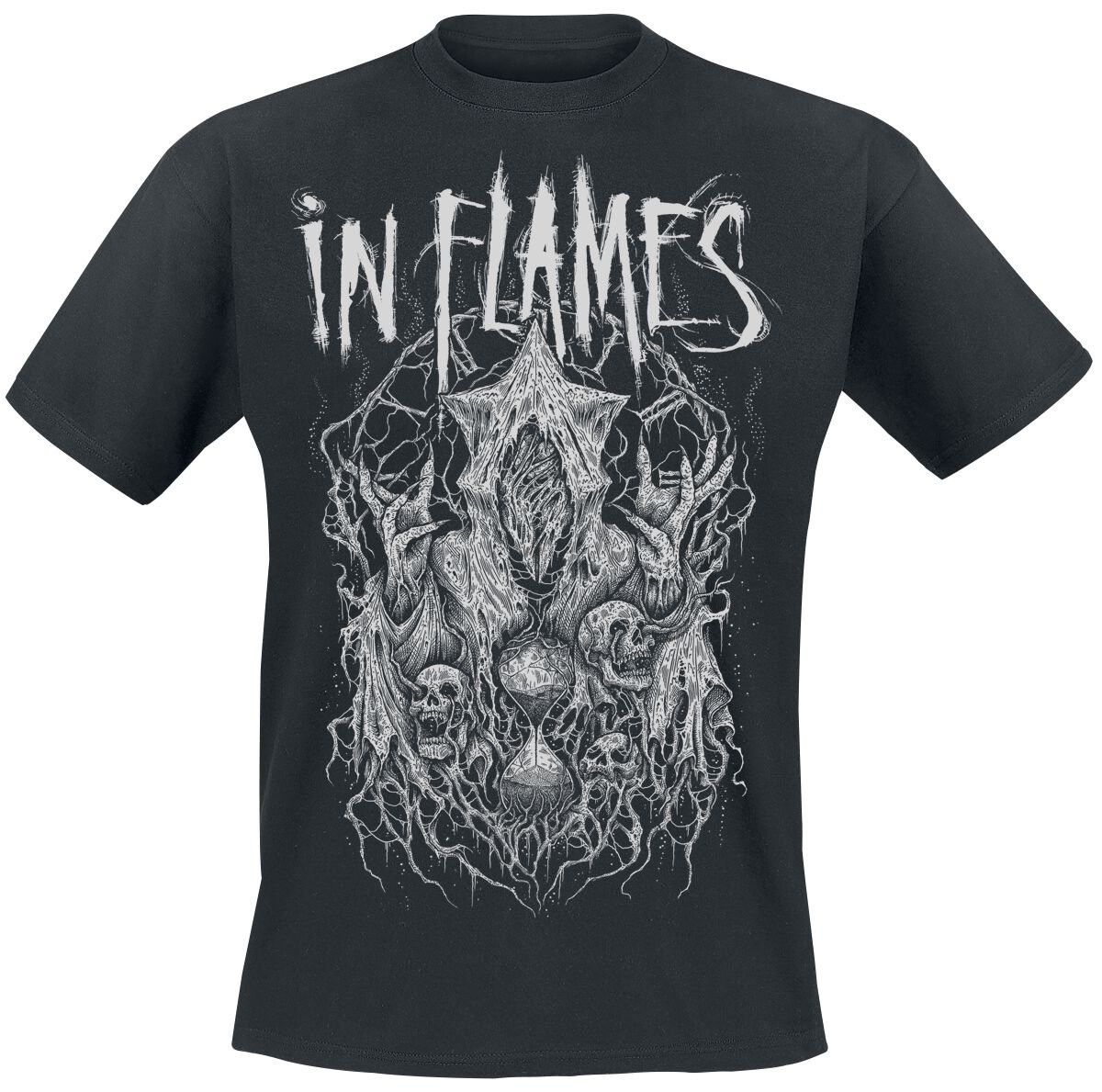 Футболка In Flames Herren Buried Time schwarz Band-Товар Группы 4690₽