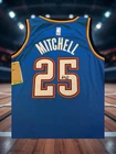 Ajay Mitchell Signed Blue Swingman Basketball Jersey OKC Thunder NBA