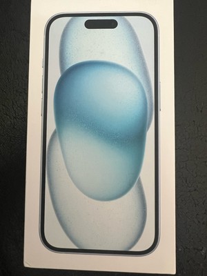 iPhone 15 Verizon 128GB Never Used Light Blue Brand New in Box factory Unlocked!