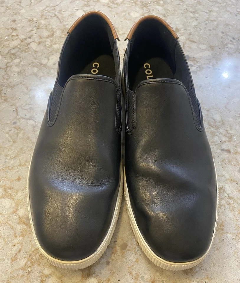 Zapato sin cordones Cole Haan Nantucket negro para hombre estilo C33214 talla 12 usado Foto 3 de 4