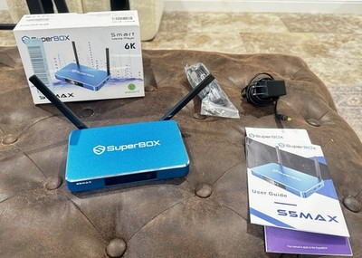 SuperBox S5 MAX Android 12.0 , Bluetooth Voice Command Smart TV Box 6k Ultra HD.