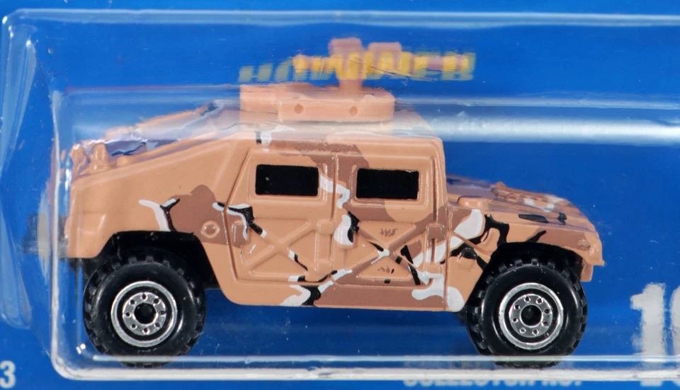 Hot Wheels Hummer New Model Series - 0773 Never Removed from Pack 1991 Tan CT - Image 2 of 4