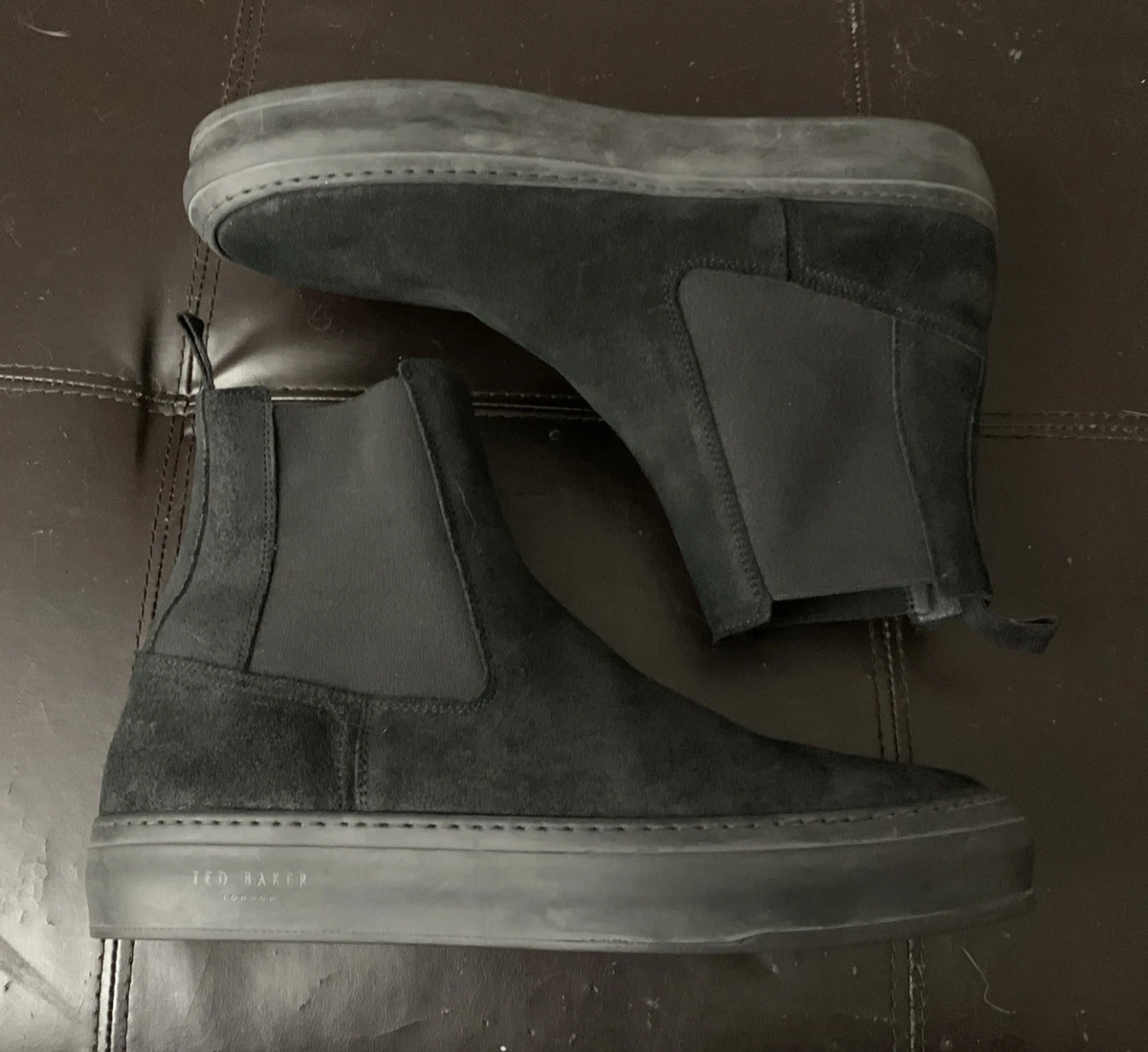 Men Ted Baker Whron Black Leather Chelsea Boot 43 Amazon.com | Ted Baker LINEUS Mens Chelsea Boots in Black  main image 2
