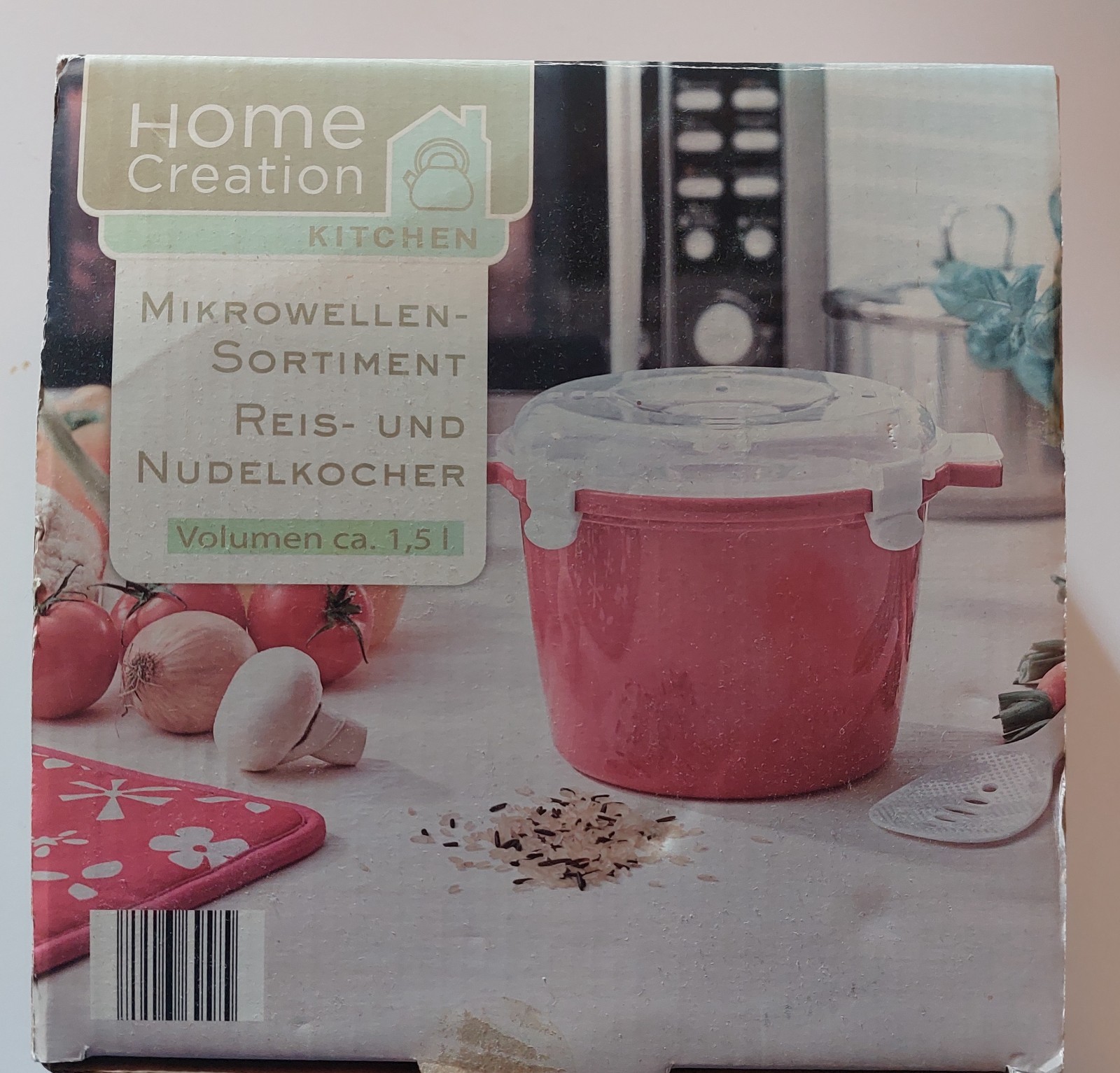 Mikrowellen Reis - und Nudelkocher 1,5 Liter NEU von Home Creation