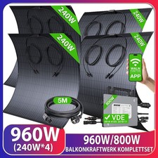 960W Flex PV modul, 800W Wechselrichter …