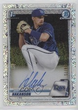 2020 Bowman Draft Chrome Picks Sparkle Refractor 34/71 Jeff Hakanson Auto 00em
