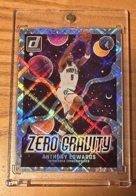 2024-25 NBA Panini Donruss Anthony Edwards #7   Zero Gravity Diamond SP