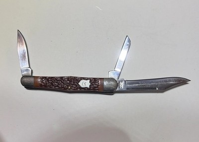 McGrew Knife Co. Hillbilly Classic Collector s Series 3-Blade Bone Slipjoint