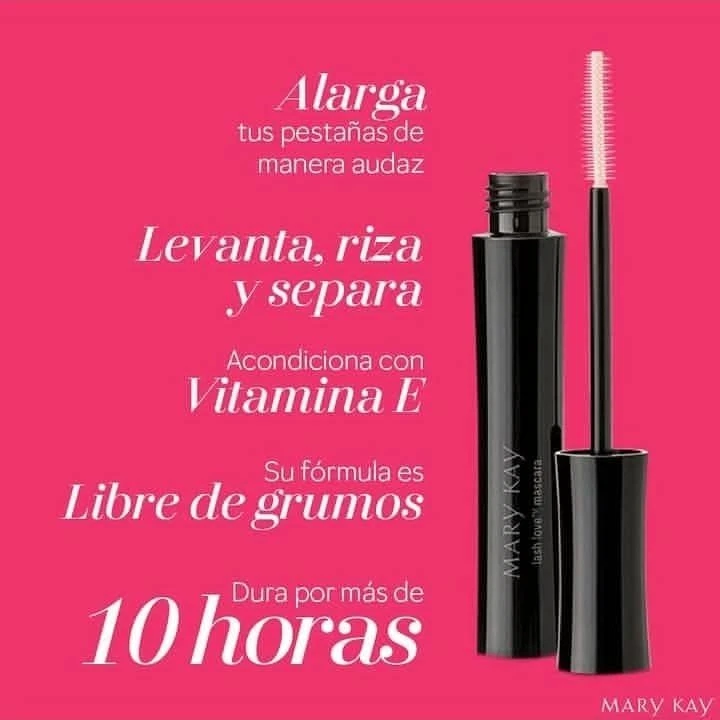 Máscara alargadora Mary Kay Lash Love negra, tamaño completo #054563 Foto 2 de 2