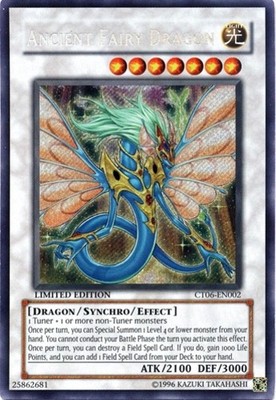 Ancient Fairy Dragon - CT06-EN002 - Secret Rare - Limited Edition - Damaged