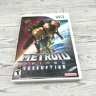 Nintendo Metroid Prime 3: Corruption Wii 2007 Action Adventure