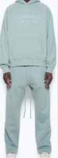 Fear Of God Essentials Authentic Sycamore Hoodie Relaxed Fit Sweatpant Set XS