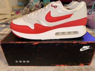 Nike Air Max 1  86 OG White/University Red | Women s 11.5 / Men s 10 | Deadstock
