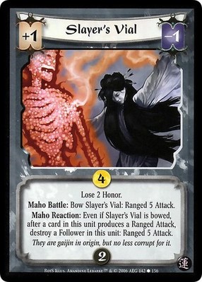 Slayer's Vial - Rise of the Shogun - Legend of the Five Rings CCG
