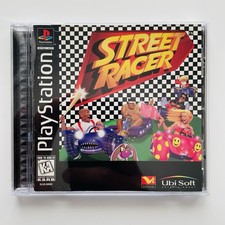 Street Racer (1996) Sony PS1 CIB+ w/ Reg Card Black Label Cleaned & Tested